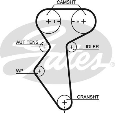 TRIGER KAYIŞI 127 DIS KALOS AVEO LACETTI REZZO  F14D3 F16D3 03-