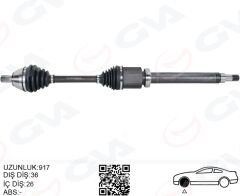 ÖN AKS KOMPLE SAG VOLVO S40 VOLVO II 1.6 D2 10>...