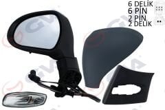 DIŞ DİKİZ AYNASI SOL 308 07> ELEKTRİKLİ+ISITMAL...