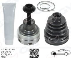 AKS KAFASI KÖRÜKLÜ SET DIŞ A4-A5-Q5 2.0TDI 2008=&g...