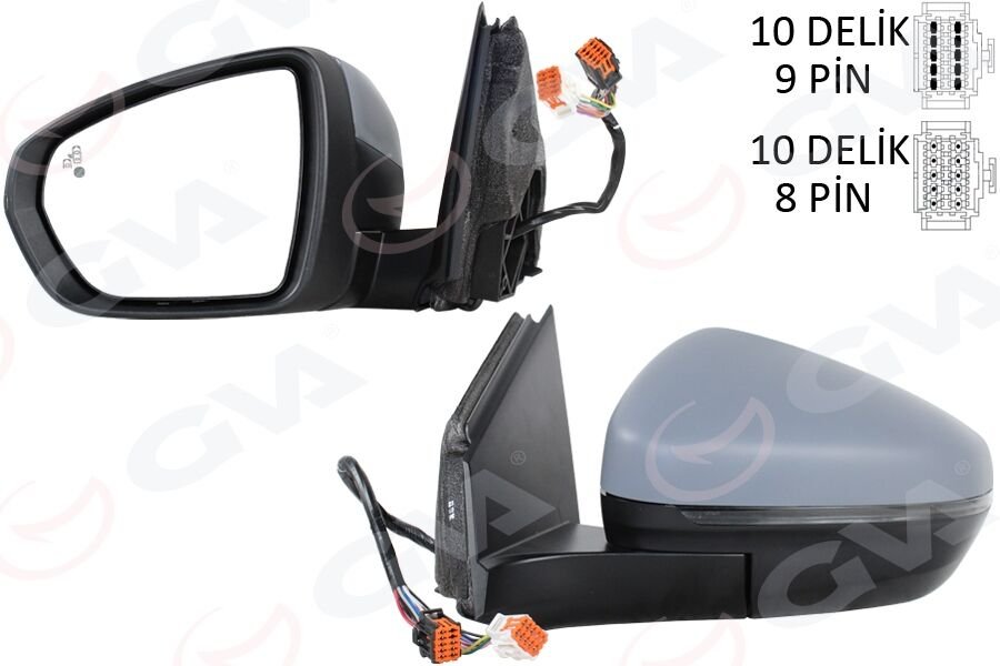 DIŞ DİKİZ AYNASI SOL ELEKTRİKLİ+KATLANABİLİR+ISITM...