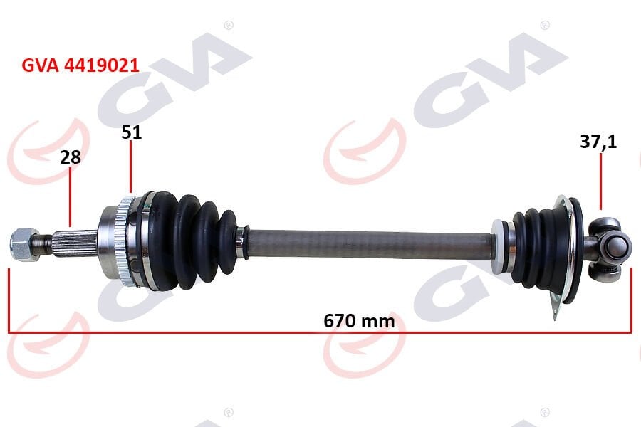 AKS KOMPLE SOL RENAULT MASTER II 98>06 OPEL MOV...
