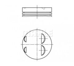 MOTOR KITI (PİSTON+SEGMAN+GÖMLEK) MEGANE R19 CLIO ...