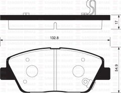 BALATA ÖN DİSK KIA K5-OPTIMA 10=>