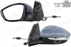 DIŞ DİKİZ AYNASI SOL MANUEL KATLANIR OPEL CORSA F ...