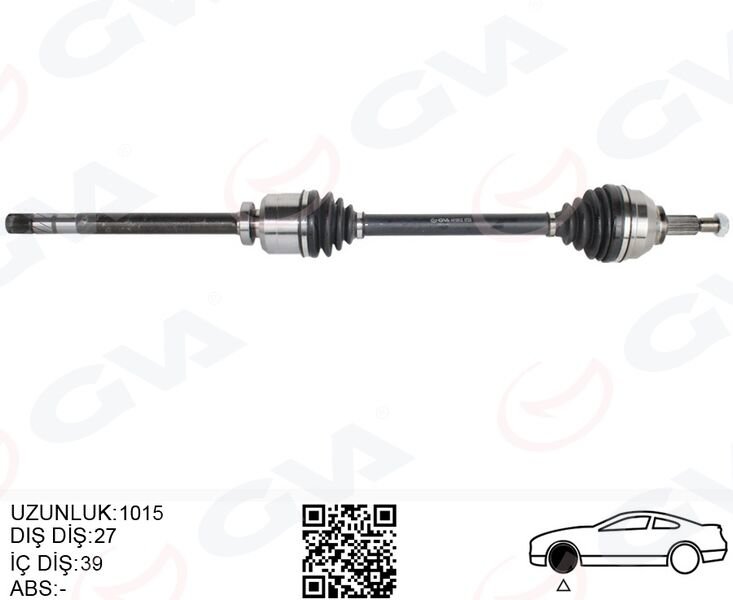 ÖN AKS SAĞ RENAULT TRAFIC II 01>14 2.0dCi OPEL ...