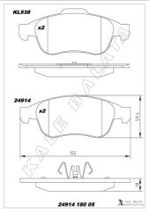 ÖN FREN BALATASI MEGANE III 09> SCENIC III 09&g...