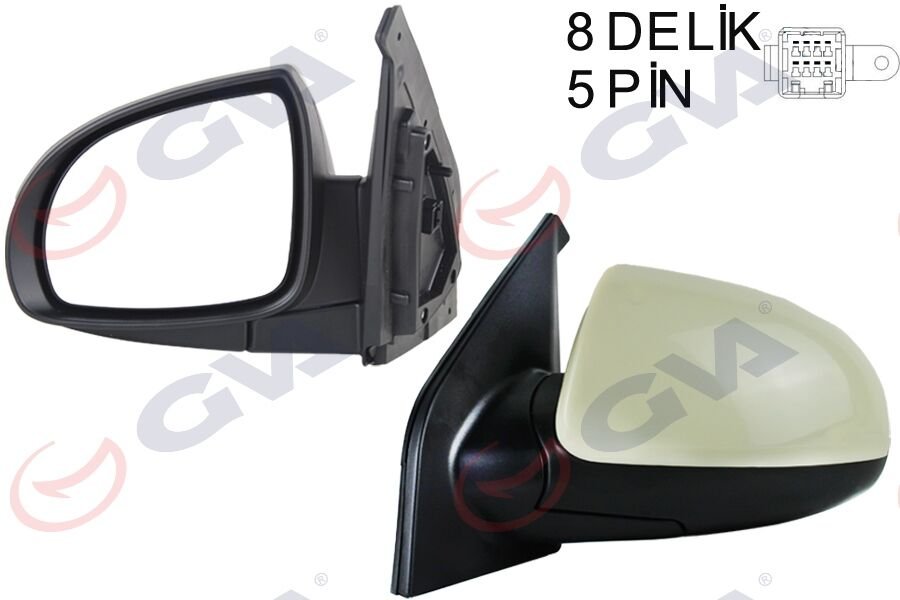 DIŞ DİKİZ AYNASI SOL PICANTO 06> ELEKTRİKLİ+ISI...