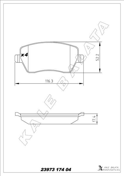 FREN BALATASI ON RENAULT CLIO III-IV MODUS 04> ...
