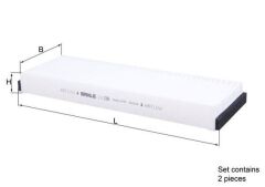 POLEN FİLTRESİ AUDI A6 2.0-2.4-2.8-3.0-3.2 (04-11)...