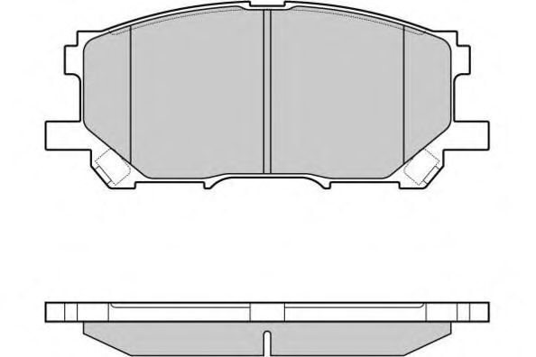 BALATA ÖN DİSK LEXUS RX (03-08) TOYOTA HARRIER (03...
