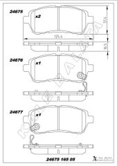ÖN BALATA FIESTA VI 1.4-1.4TDCİ 1.6 TDCI 08=>SW...