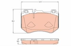 FREN BALATASI ON MERCEDES C-CLASS W205 S205 C205 A...