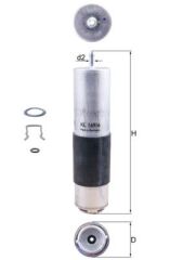 YAKIT FILTRESI MERCEDES C-CLASS OM626 W205 14>