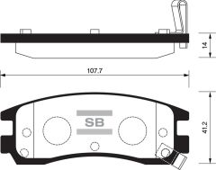 BALATA ÖN DİSK NITRO-GRAND CARAVAN 07=> JEEP CH...