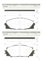 BALATA ÖN DİSK TOYOTA HI-ACE 06=> (GDB3485)