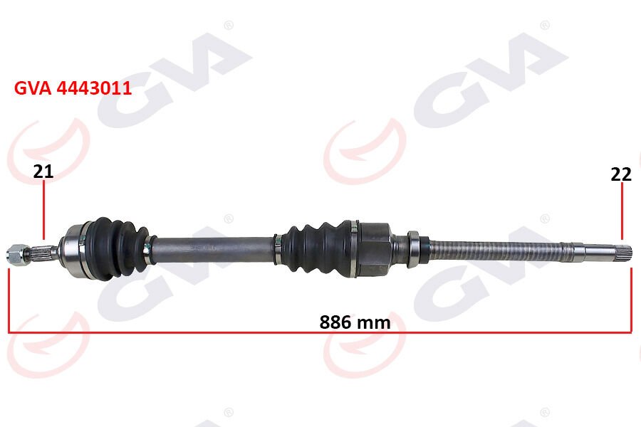 KOMPLE AKS SAĞ PEUGEOT 206 1.4-1.6 (TU5) (98-06) (...