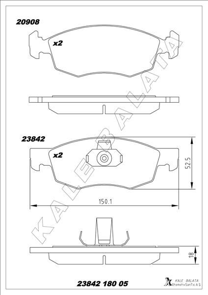 ÖN BALATA DOBLO 01=> ALBEA PALIO 96=>
