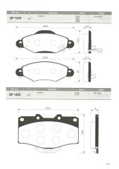 BALATA ÖN DİSK TOYOTA LAND CRUISER J7-J8 98=> R...