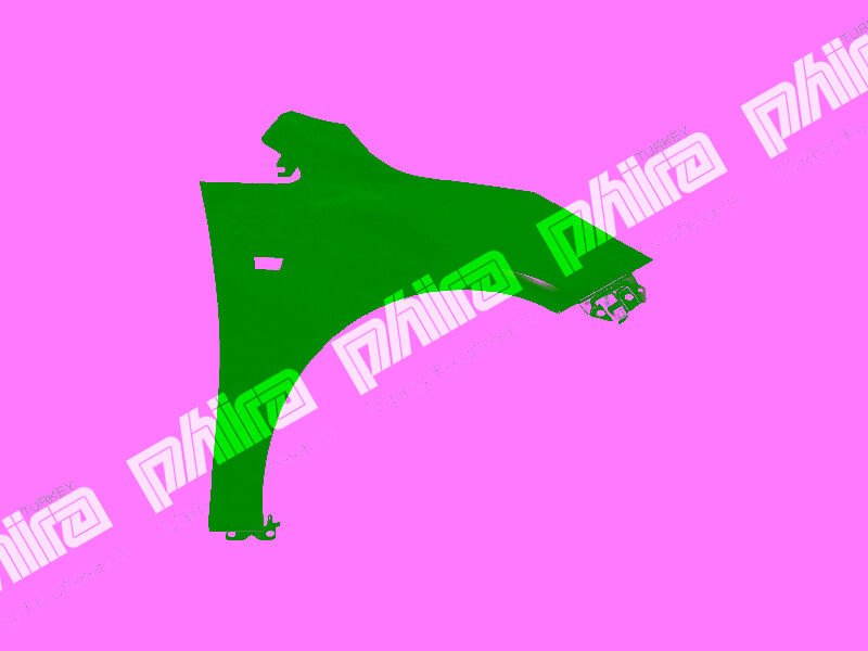 ÇAMURLUK ÖN SAĞ SİNYAL DELİKLİ SAC OPEL CORSA E 20...