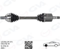 ÖN AKS KOMPLE SOL VOLVO S60 II 15> V60 I 15>...