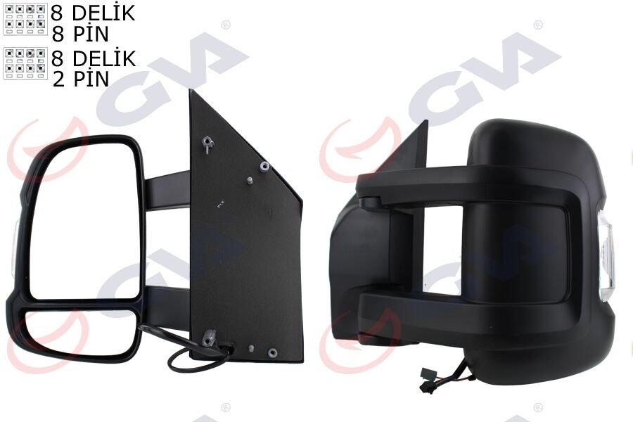DIŞ DİKİZ AYNASI SOL DUCATO-BOXER-JUMPER 06> EL...