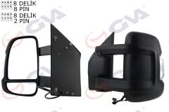 DIŞ DİKİZ AYNASI SOL DUCATO-BOXER-JUMPER 06> EL...