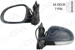 DIŞ DİKİZ AYNASI SOL ELEKTRİKLİ+ISITMALI+SİNYALLİ+...