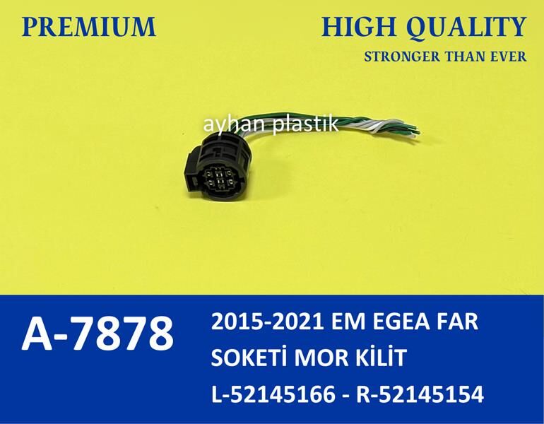 FAR SOKETİ MOR KİLİT EM FIAT EGEA 2015-2021