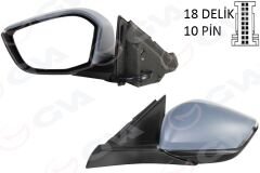 DIŞ DİKİZ AYNASI SOL OPEL ASTRA L 22> PEUGEOT P...