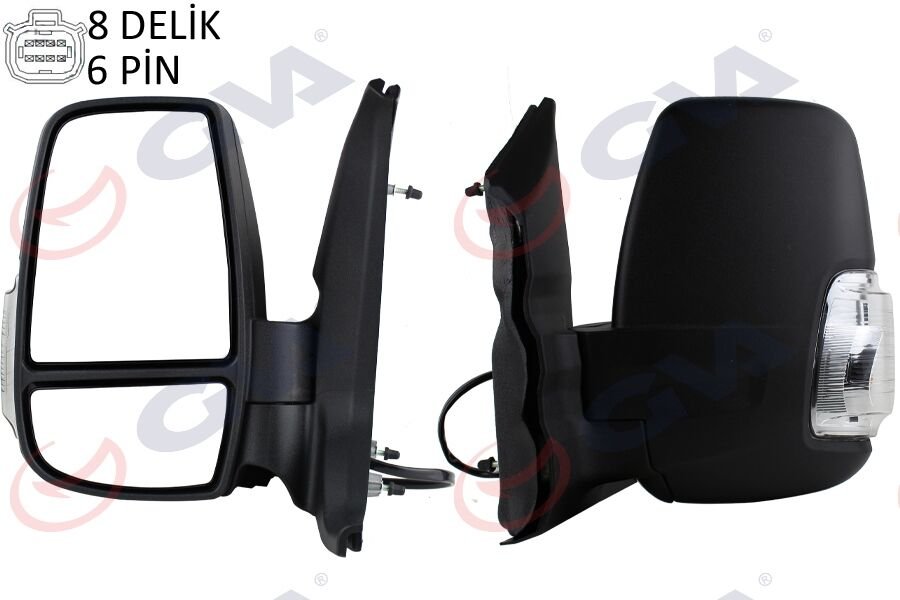 DIŞ DİKİZ AYNASI SOL TRANSIT 14> ELEKTRİKLİ+ISI...