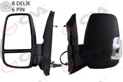 DIŞ DİKİZ AYNASI SOL TRANSIT 14> ELEKTRİKLİ+ISI...