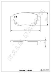 ARKA FREN BALATASI TRANSIT V347-V348 06>11 FISS...