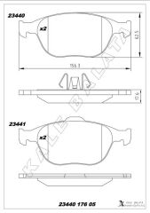 ON FREN BALATASI CONNECT 1.8TDCI 02>14