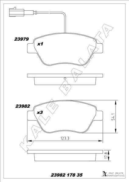 ÖN BALATA NEMO 1.3 HDİ 75 09=>BIPPER 1.3 HDİ 75...