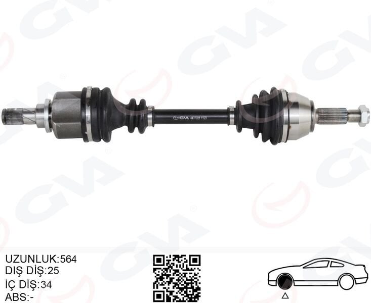 ÖN AKS KOMPLE SOL FORD FIESTA VI 1.0 ECOBOOST 14&...