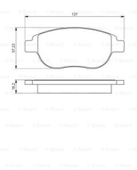 FREN BALATASI ON B.M 207/307/C4 04-