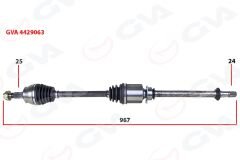 KOMPLE AKS SAĞ (MİLLİ) DOBLO 1.3 MULTIJET 10=> ...