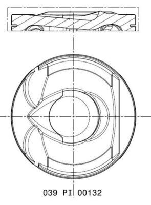 MOTOR PİSTON+SEGMAN (0.50) P207-P208-P308-P508-P20...