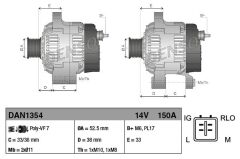 ALTERNATOR LEXUS GS (05-11)