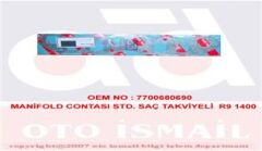 MANİFOLD CONTASI STD. SAÇ TAKVİYELİ R9 1400