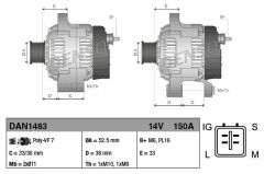 ALTERNATOR LEXUS GS (05-11)