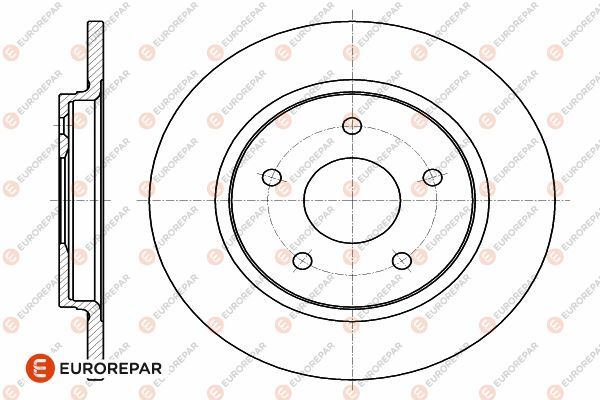 FREN DISKI  ARKA FREEMONT CHRYSLER GRAND VOYAGER 2,0-2,4-3,3 07-