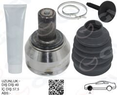 ÖN AKS KAFASI DIŞ SAĞ-SOL MONDEO 1.6 BENZINLI 07&...