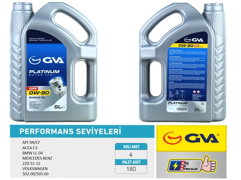 MOTOR YAĞI 0W30 5 LT DPF TAM SENTETİK API SN/ CF P...
