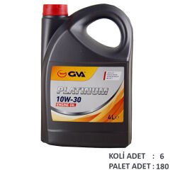 MOTOR YAĞI 10W30 4 LT PLATINUM TAM SENTETİK API SL...