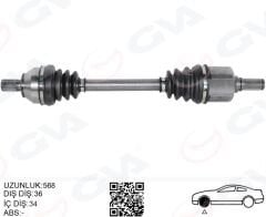 ÖN AKS KOMPLE SOL FOCUS II 04>09 1.6 TDCI (CVT ...