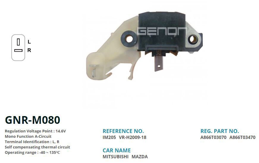 12V MITSUBISHI L300 ESKI MODEL-MAZDA E2200-323 (L ...