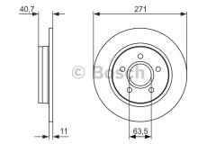 FREN DISKI ARKA [271 mm] FOCUS C-MAX 10-