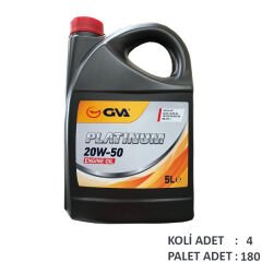 MOTOR YAĞI 20W50 5 LT PLATINUM MİNERAL API SL/CF